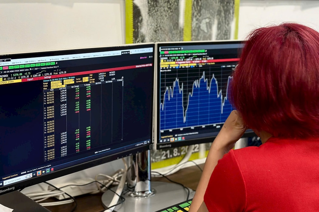 VN-Index giằng co ở 1.270, thanh khoản duy trì thấp