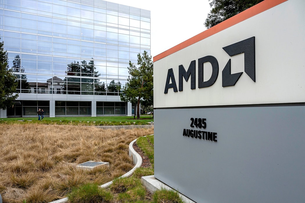 Trụ sở của Advanced Micro Devices (AMD) tại Santa Clara, California, Mỹ. Hình ảnh: David Paul Morris/Bloomberg.