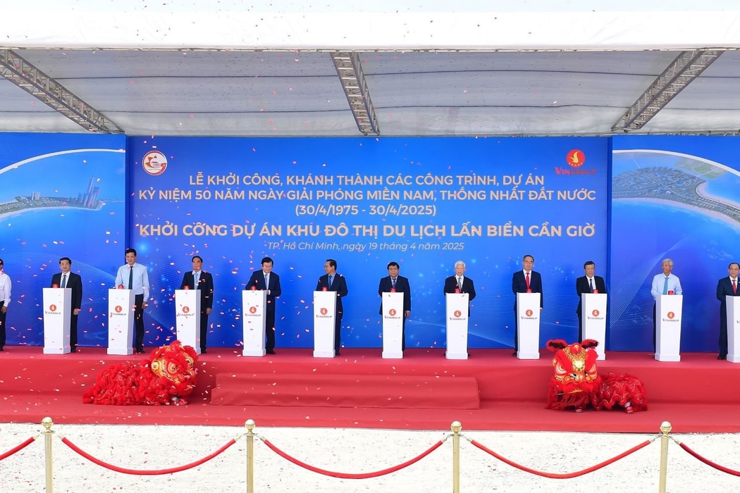 Vingroup khởi công khu đô thị lấn biển Cần Giờ
