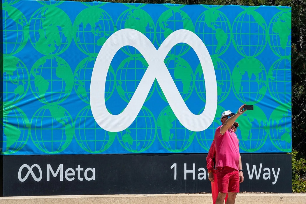 Trụ sở Meta tại Menlo Park, bang California.
Hình ảnh: David Paul Morris/Bloomberg
