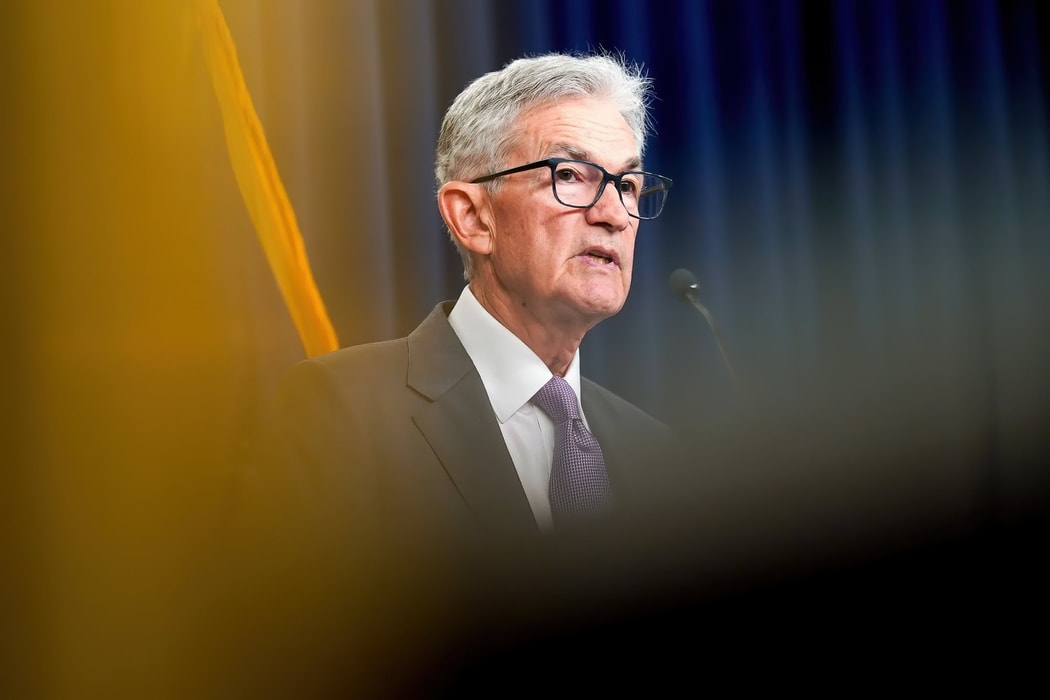 Jerome Powell. Hình ảnh: Al Drago/Bloomberg