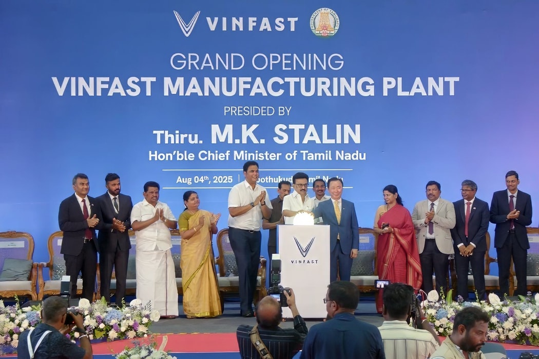 VinFast khánh thành nhà máy ô tô điện tại Ấn Độ