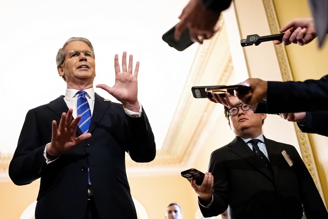 Bộ trưởng Tài chính Scott Bessent. Hình ảnh: Graeme Sloan/Bloomberg