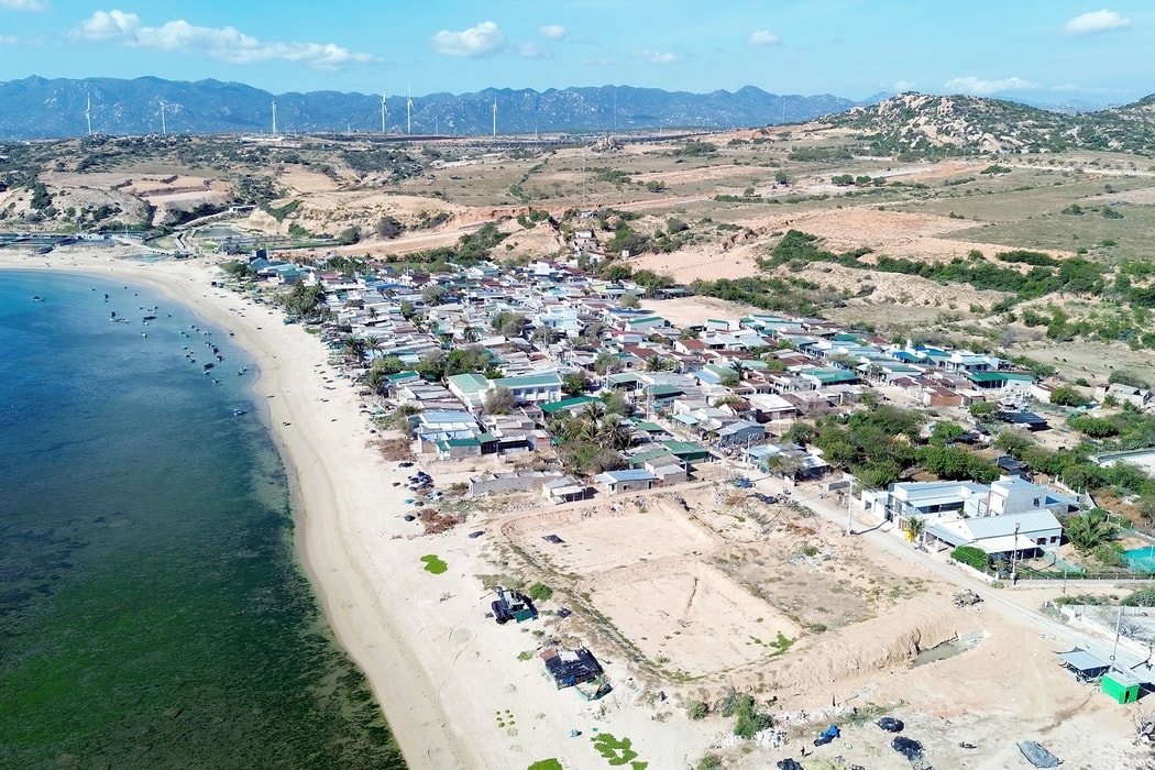 Dự án Nhà máy điện hạt nhân Ninh Thuận 1 dự kiến xây dựng tại thôn Vĩnh Trường, xã Phước Dinh, huyện Thuận Nam. Hình ảnh: Nguyễn Thành – TTXVN