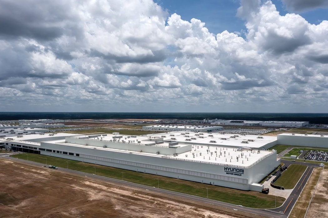 Nhà máy sản xuất xe điện Hyundai Metaplant ở Ellabell, Georgia. Hình ảnh: Elijah Nouvelage/Bloomberg