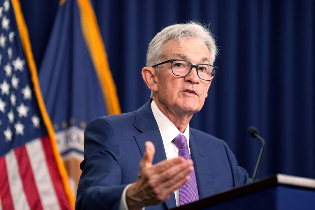 Chủ tịch Fed Jerome Powell. Hình ảnh: Al Drago/Bloomberg